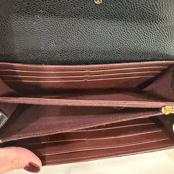 Chanel Caviar Quilted Long Flap Wallet - Picture 2 of 11